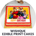 WishQue Edible Print Cakes