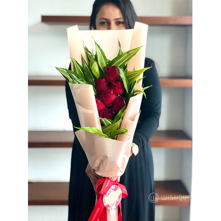 Roses and Romance Flower Bouquet