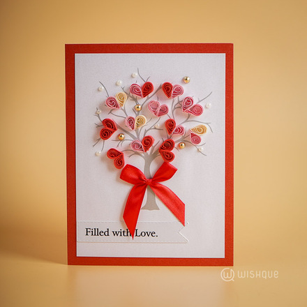 Filled with Love Greeting Card