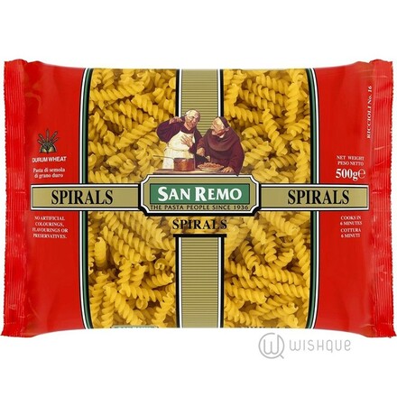 San Remo Pasta Spirals No.16 500g