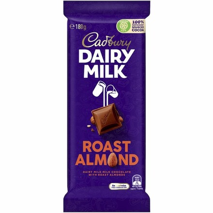 Cadbury Dairy Milk Roast Almond 180g - set 1