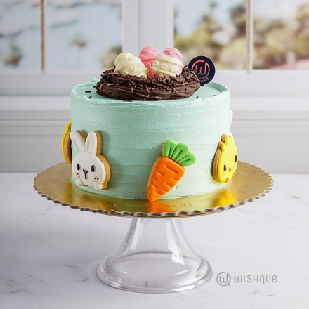 Easter Egg Nest Chocolate Cake