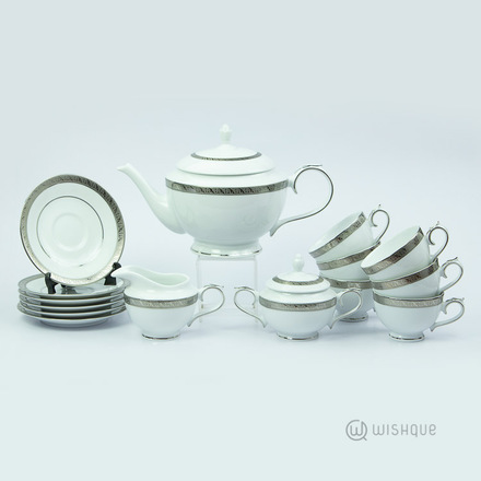 New Doria 17 Pcs Tea Set