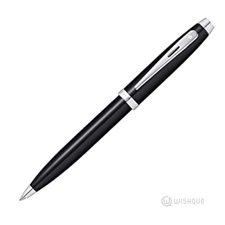 Sheaffer Gift 100 Ballpoint Pen Glossy Black With Chrome-Plated Trim