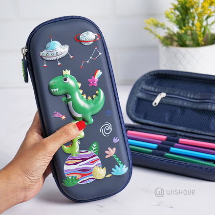 Green Dinosaur Multifunctional Pencil Case