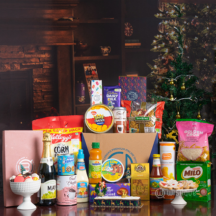 Golden Christmas Festive Hamper - Corporate