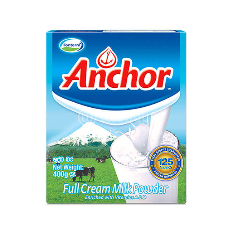 Anchor Milk Powder 400G - Wishque | Sri Lanka's Premium ...