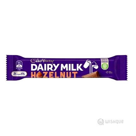 Cadbury Hazelnut Milk Chocolate Block 55g