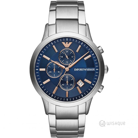 Emporio Armani Renato Analog Blue Dial Men's Watch AR11458