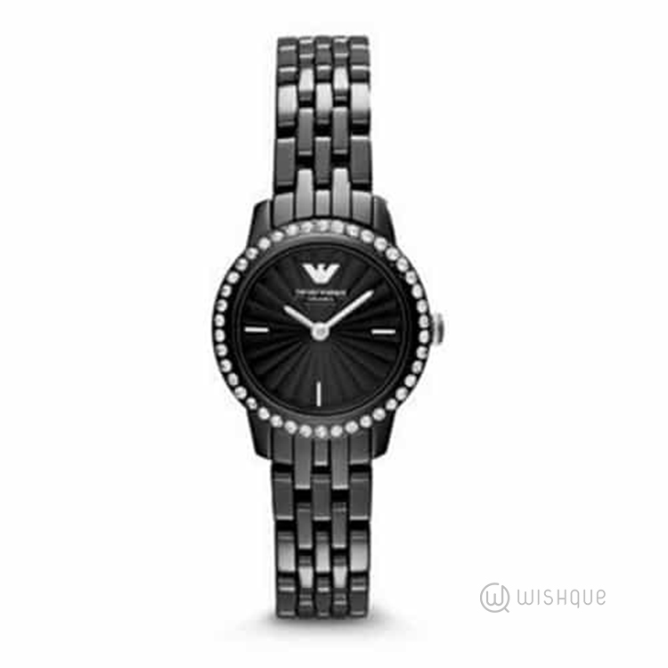 Armani ceramic watch ladies hot sale