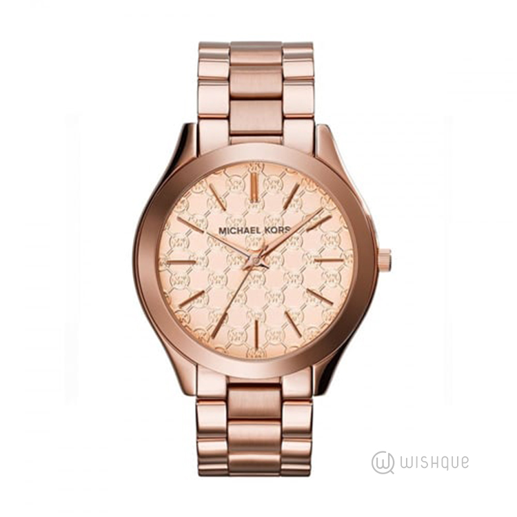 Michael kors runway on sale watch rose gold