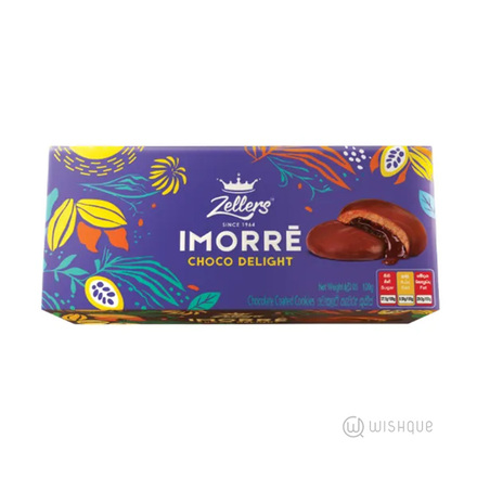 Zellers Imorre Choco Delight Chocolate Coated Cookies 90G