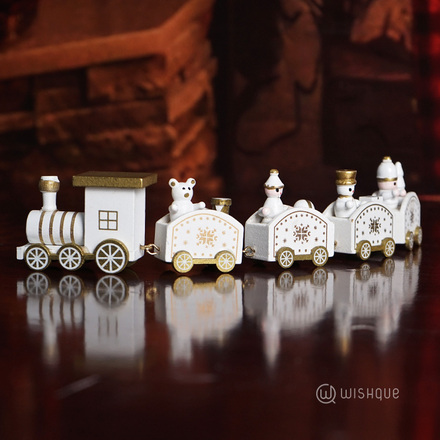 Kids Cute Wooden Mini Train