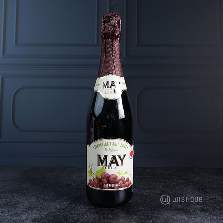 May Non-Alcoholic Sparkling Red Grape Wine 750ml