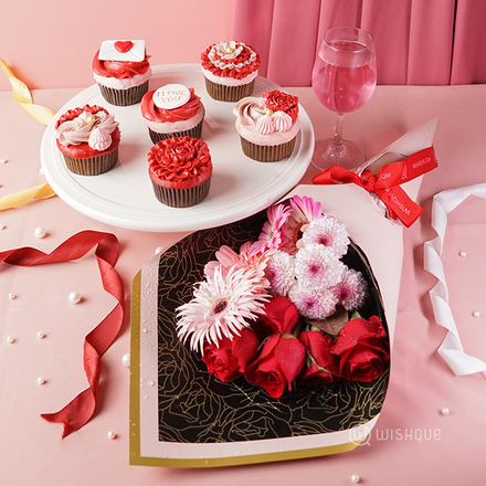 Love Letter Cupcake Gift Set