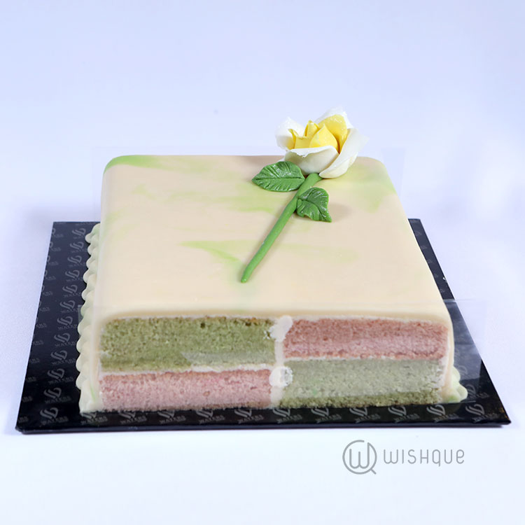 Eggless Coffee & Vanilla Battenberg Cake | Eggless Coffee & Vanilla Battenberg  Cake, yet another favourite bake, this time from the UK. Earlier, I made  the Frasier from France and the Zucotto