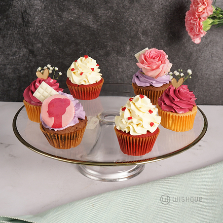 Three Flavour Cupcake Box of 6