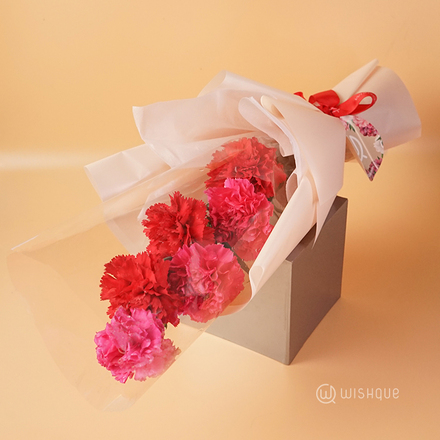 Elegant Pink Carnation Bouquet