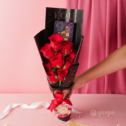 Swiss Chocolate Romance Bouquet