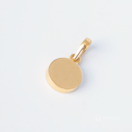 22kt Gold Round Shaped Pendant