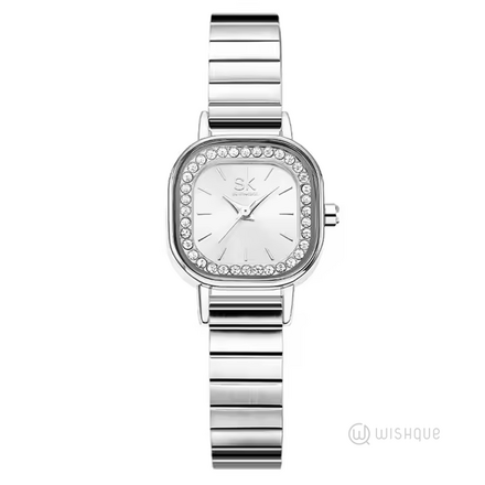 SK SHENGKE Classic Simplicity Stainless Steel Ladies Watch - K0170L06