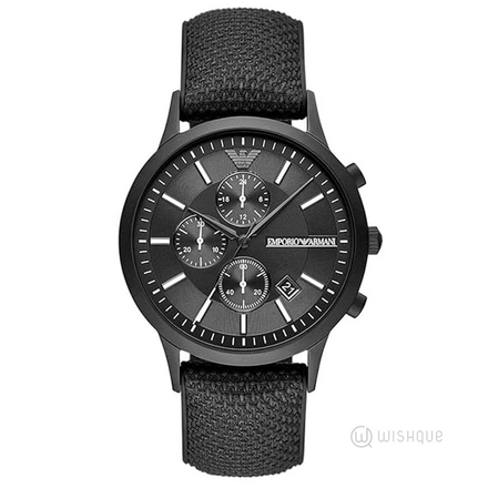 Emporio Armani Renato Analog Black Dial Men's Watch AR11457