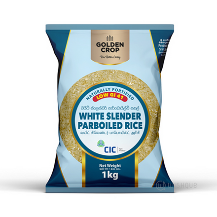 CIC White Slender Parboiled Rice Low GI 41 - 1kg