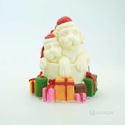 White Chocolate Santa Puppies