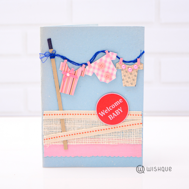 Pink Blue Baby Shower Wishes Card Wishque Sri Lanka S Premium Online Shop Send Gifts To Sri Lanka