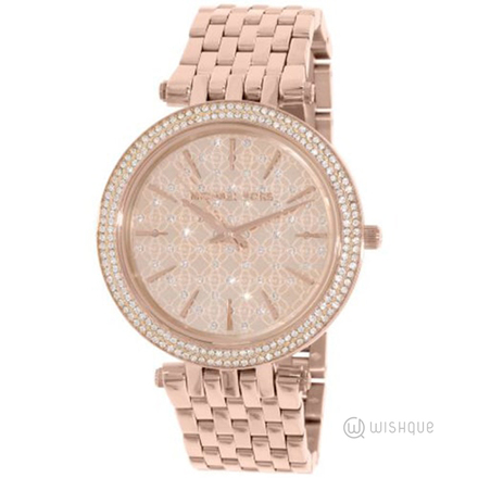 Michael Kors Women's Darci Rose Gold Tone Watch MK3399