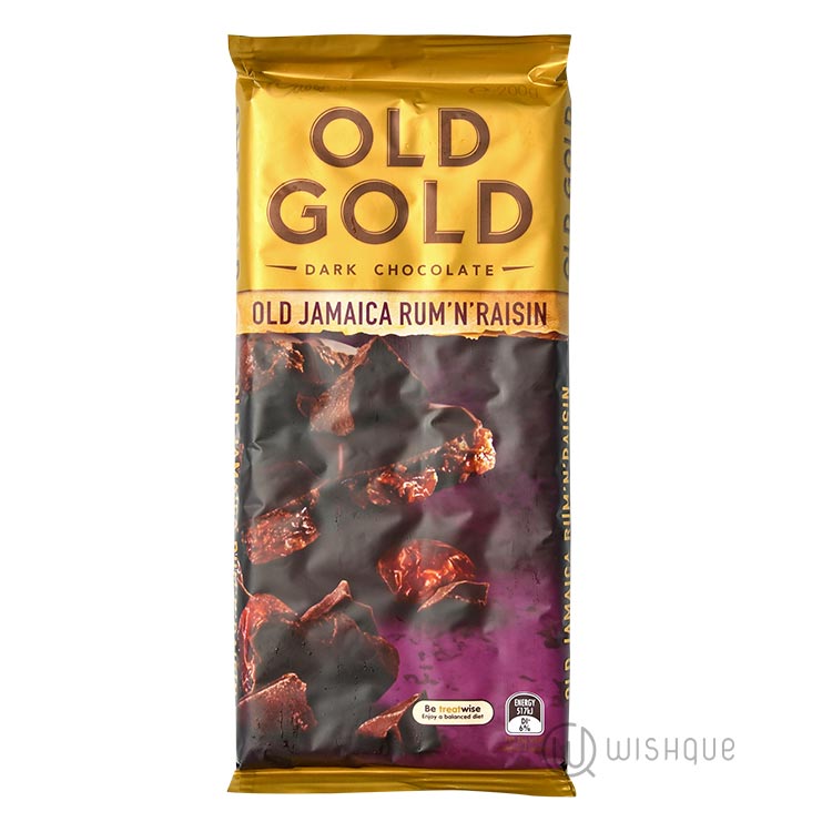 Cadbury Old Gold Dark Chocolate Rum N Raisin 200g - Wishque | Sri Lanka ...