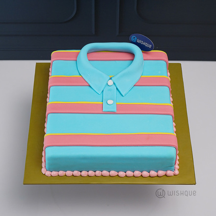 Polo Shirt Ribbon Cake