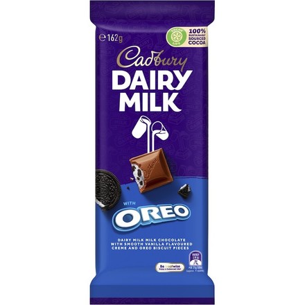 Cadbury Dairy Milk Oreo Block 162g