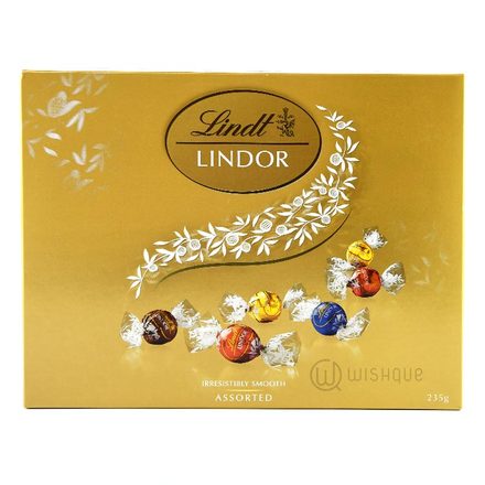 Lindt Lindor Irresistibly Smooth Milk Chocolate Assorted Gift Box 235g