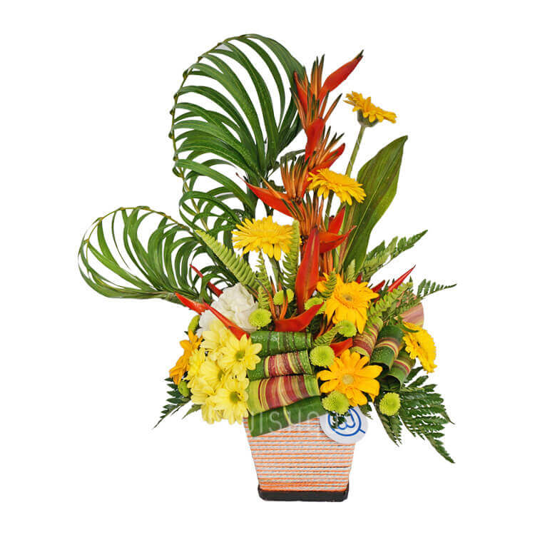 Fresh Tropical Flower Arrangement - Wishque | Sri Lanka's Premium ...