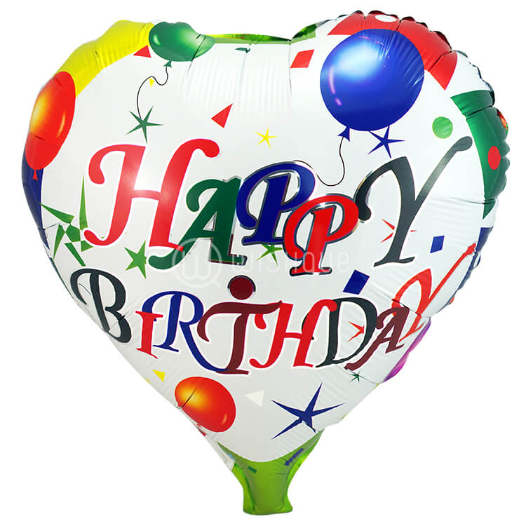 Happy Birthday Heart Foil Balloon - Wishque | Sri Lanka's Premium ...