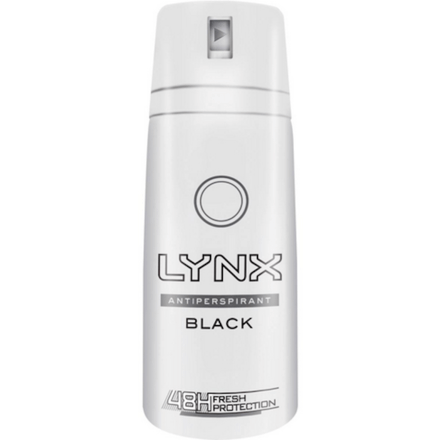 Lynx Men Deodorant Spray  Black 155 ml