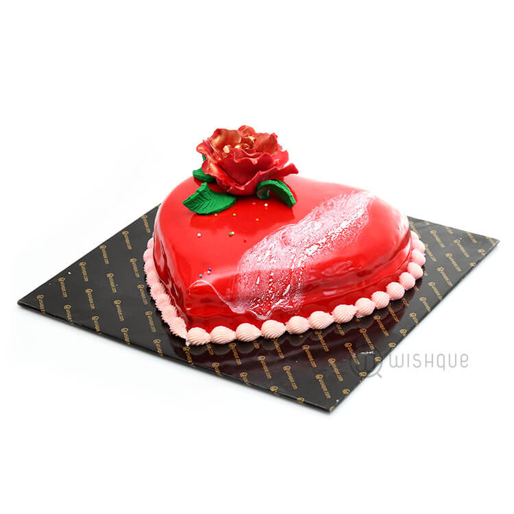 Red Velvet Mirror Glaze Cake - Wishque | Sri Lanka's Premium Online ...