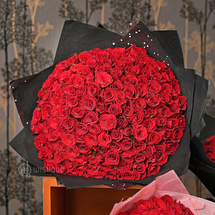 100 Things I Love About You Roses Bouquet