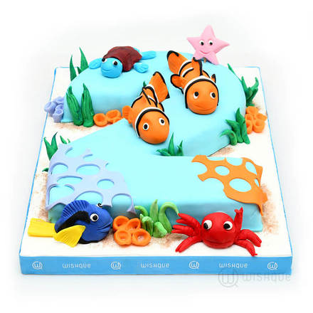Finding Nemo Customise Number Cake