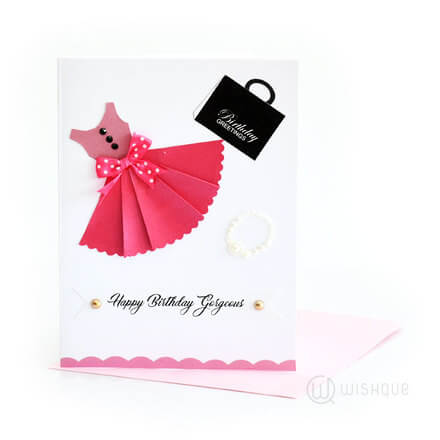 Pinkie Pie Dress Birthday Card