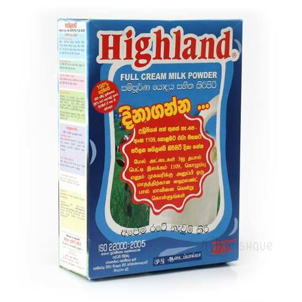 Highland Full Cream Milk Powder 400g