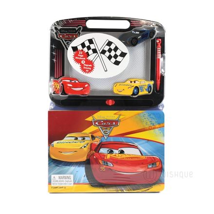 Disney Pixar Cars Learn To Write - Learning Book with Magnetic Drawing Pad