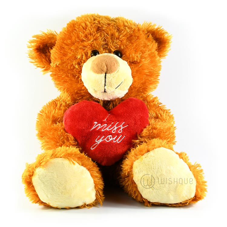 miss u teddy bear
