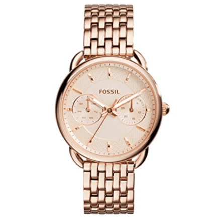 Fossil Women's ES3713 Tailor Analog Quartz Rose Gold Watch