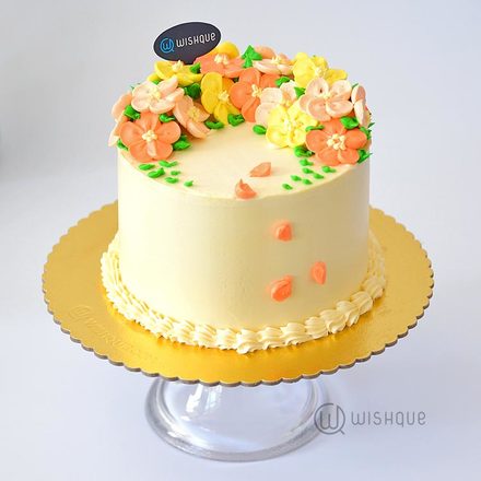 Summer Bliss Buttercream Ribbon Cake