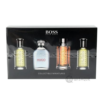 Hugo Boss Collectible Miniatures 4 Piece Gift Set for him