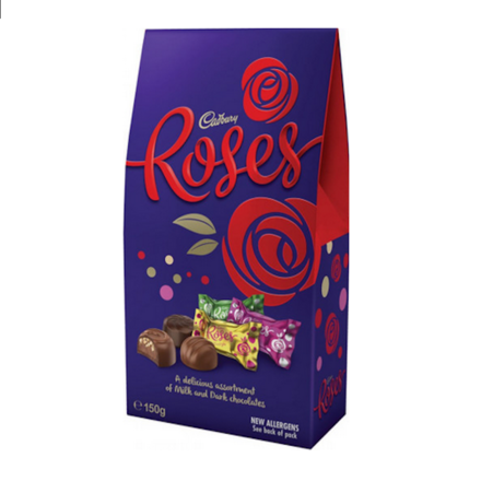 Cadbury Roses Chocolate Gift Box 150g