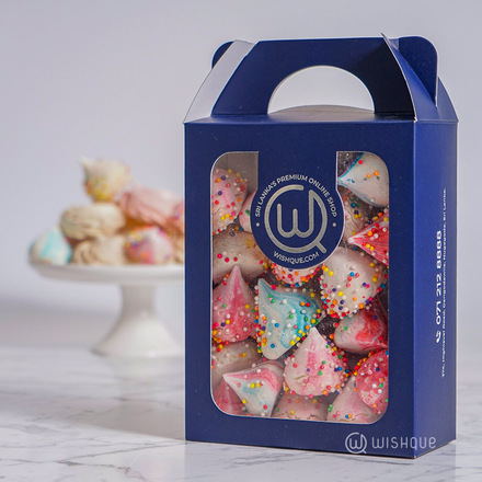 Candy Sprinkle Meringue Kisses In A Box 100g