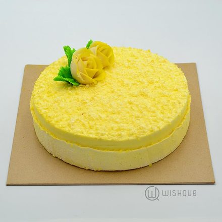 Hilton Butter Icing Covered Ribbon Cake
